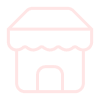 Icono de una pequeña tienda que representa a las pequeñas empresas que necesitan una identidad visual.