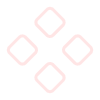 Icono Con cuatro diamantes, formando un diamante más grande, transmitiendo la idea de construcción de diseño.