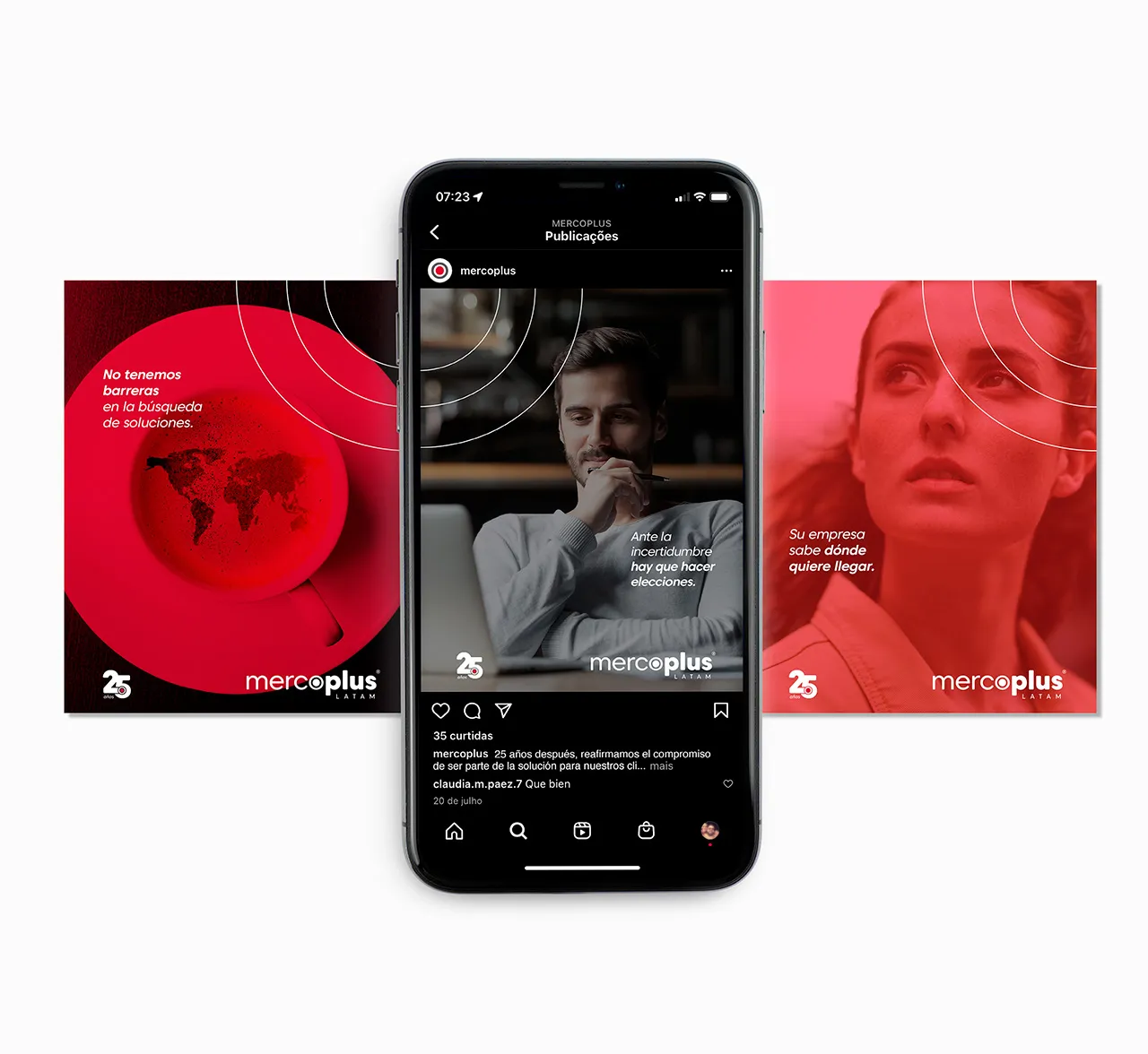 Mercoplus LATAM - Campaña Marketing 25 años