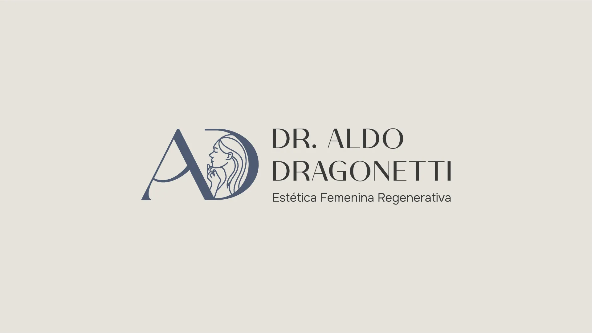Clínica Dr. Aldo Dragonetti Estética Femenina Regenerativa Identidad Visual
