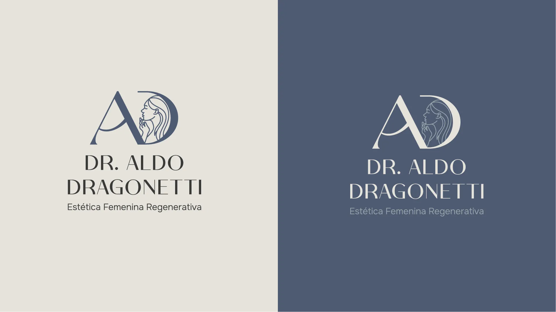 Clínica Dr. Aldo Dragonetti Estética Femenina Regenerativa Identidad Visual