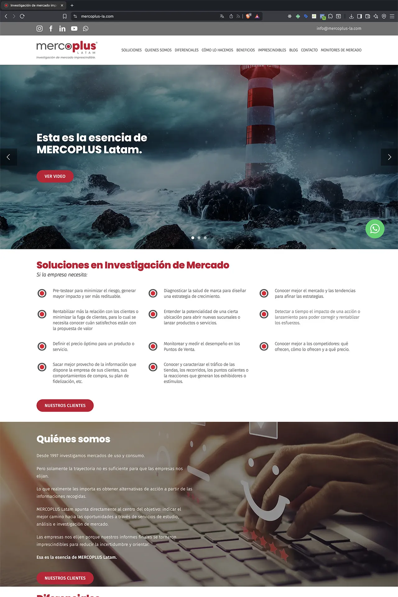 Website Mercolplus LATAM