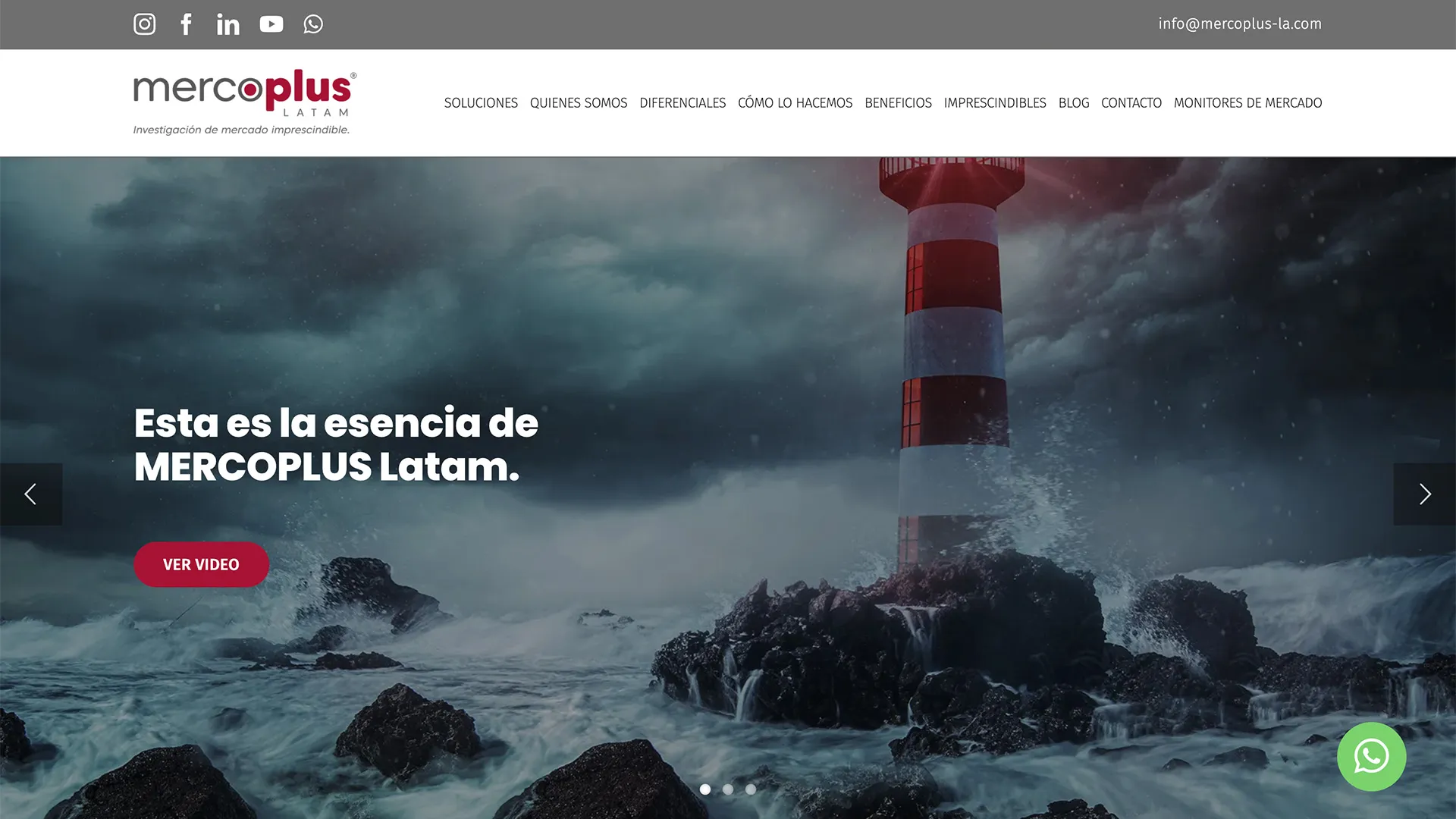 Website Mercolplus LATAM